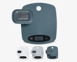 Køkkenvægt digital og æggeur ass