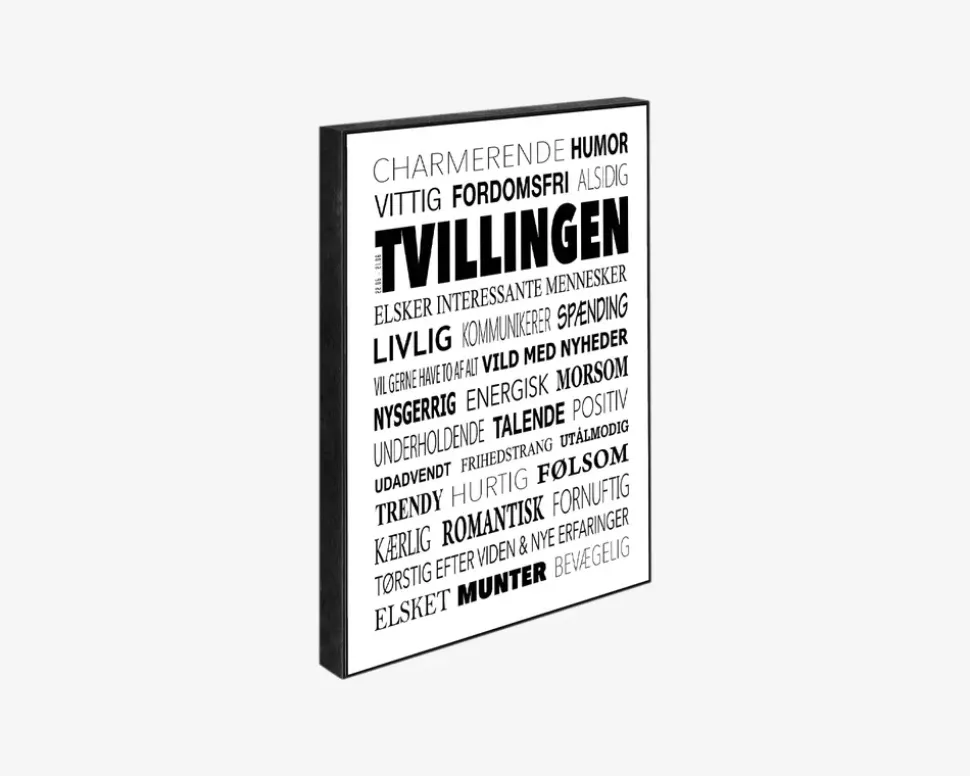 Klods Tvillingen 15x21 cm