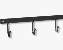 Knagerække m/7 metal L.60 cm