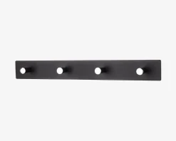 Knagerække Melody 4 inox/krom