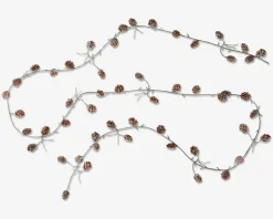 Kogle guirlande plastik L.220 cm