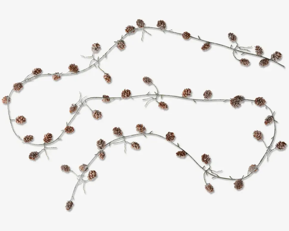 Kogle guirlande plastik L.220 cm