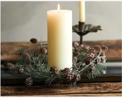 Kogle guirlande plastik L.220 cm