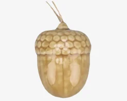 Kogle Ornament Ass. Creme H.8,5cm