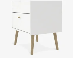 Kommode Bodo med 5 skuffer hvid