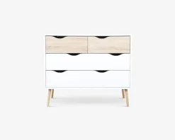 Kommode Delta m. 4 skuffer