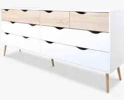 Kommode Delta m. 8 skuffer