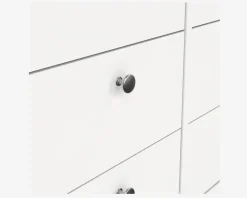 Kommode Madrid med 8 skuffer hvid