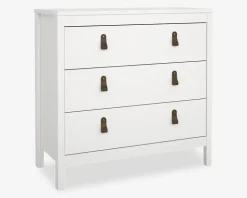 Kommode Madrid med 3 skuffer hvid