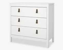 Kommode Madrid med 3 skuffer hvid