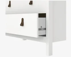 Kommode Madrid med 3 skuffer hvid