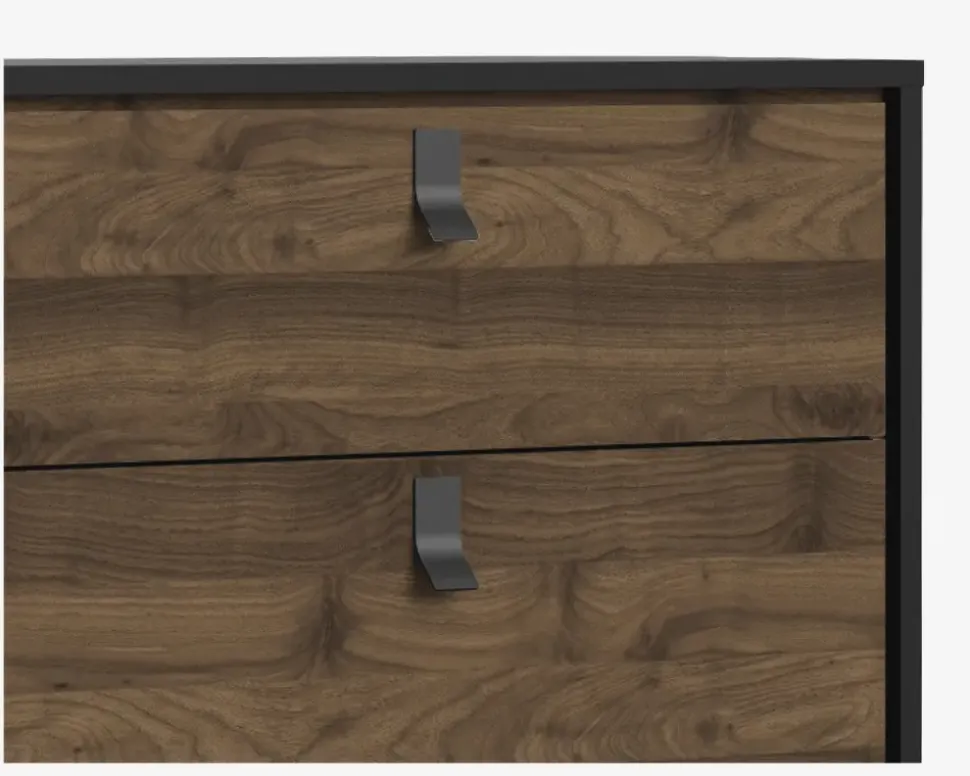 Kommode Ry m. 6 skuffer