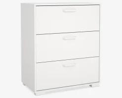 Kommode Sofia hvid med 3 skuffer