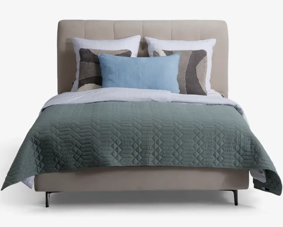 Komplet Continentalseng 140 x 200 cm beige