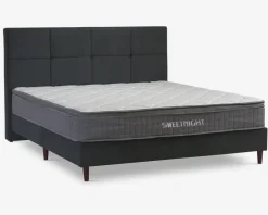 Komplet seng 180 x 200 cm grå