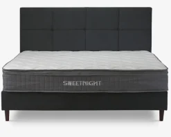 Komplet seng 180 x 200 cm grå