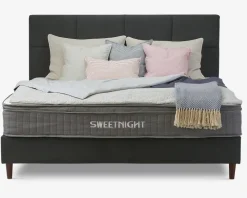 Komplet seng 180 x 200 cm grå