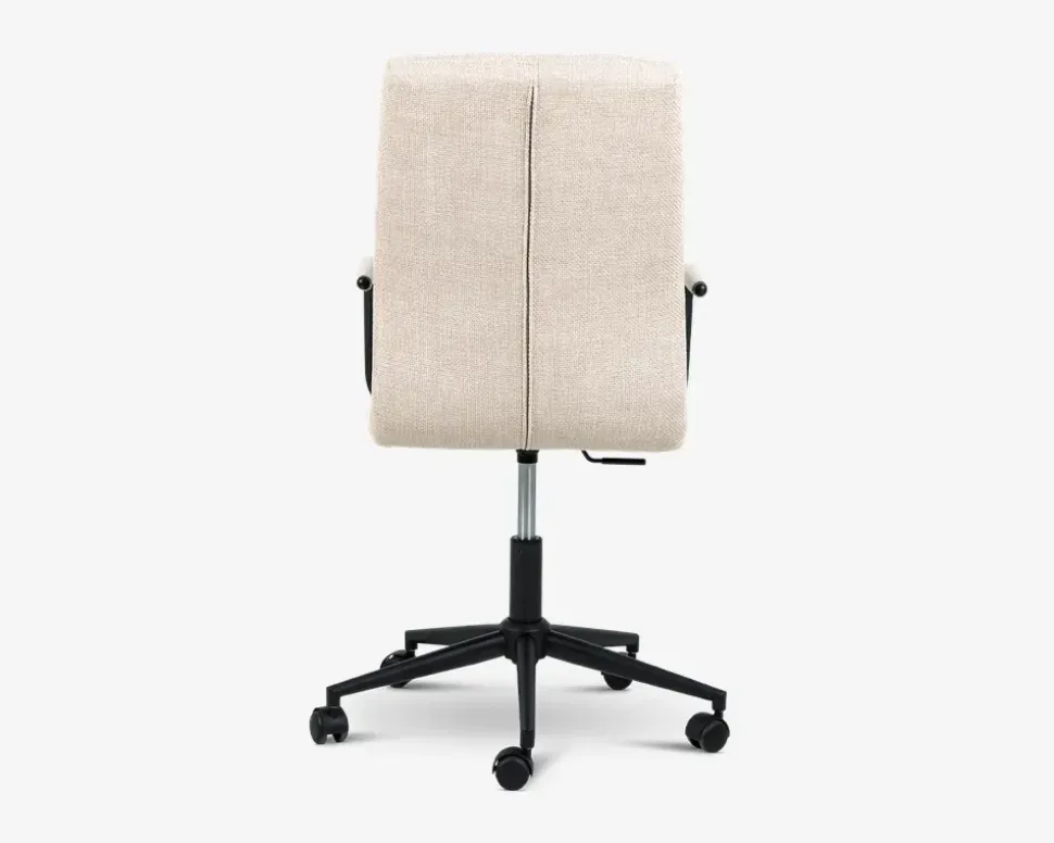 Kontorstol beige møbelstof