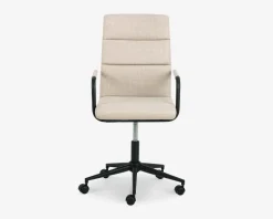 Kontorstol beige møbelstof