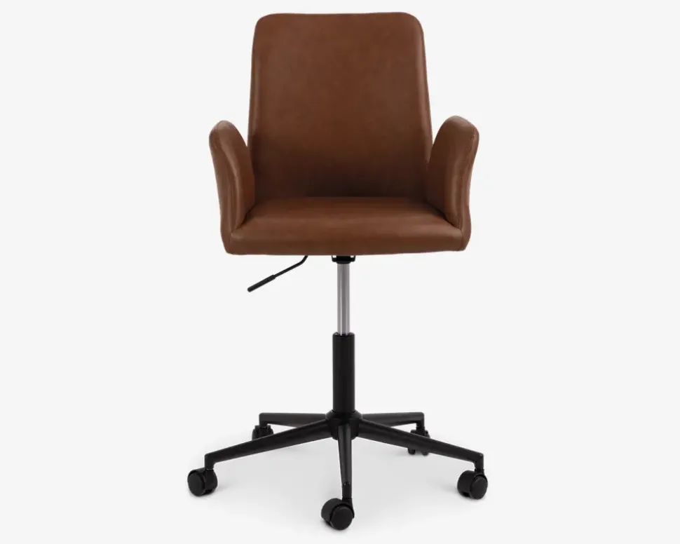 Kontorstol cognac kunstlæder