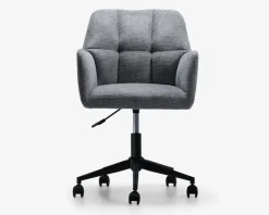 Kontorstol grå møbelstof