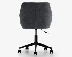 Kontorstol grå møbelstof