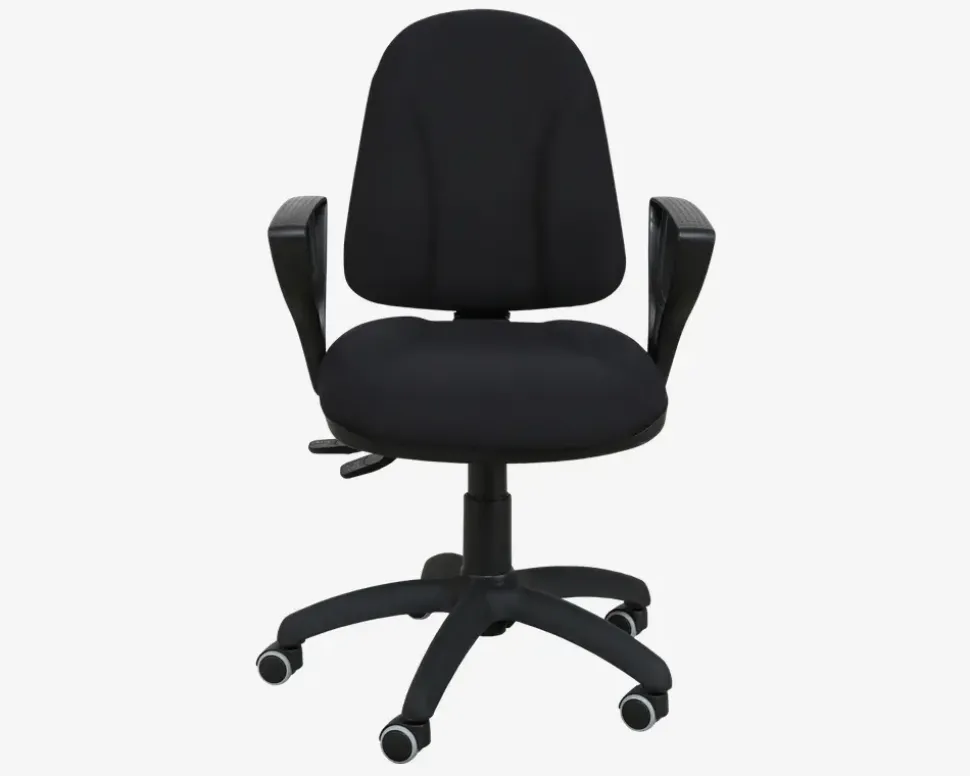 Kontorstol m/Armlæn Sort