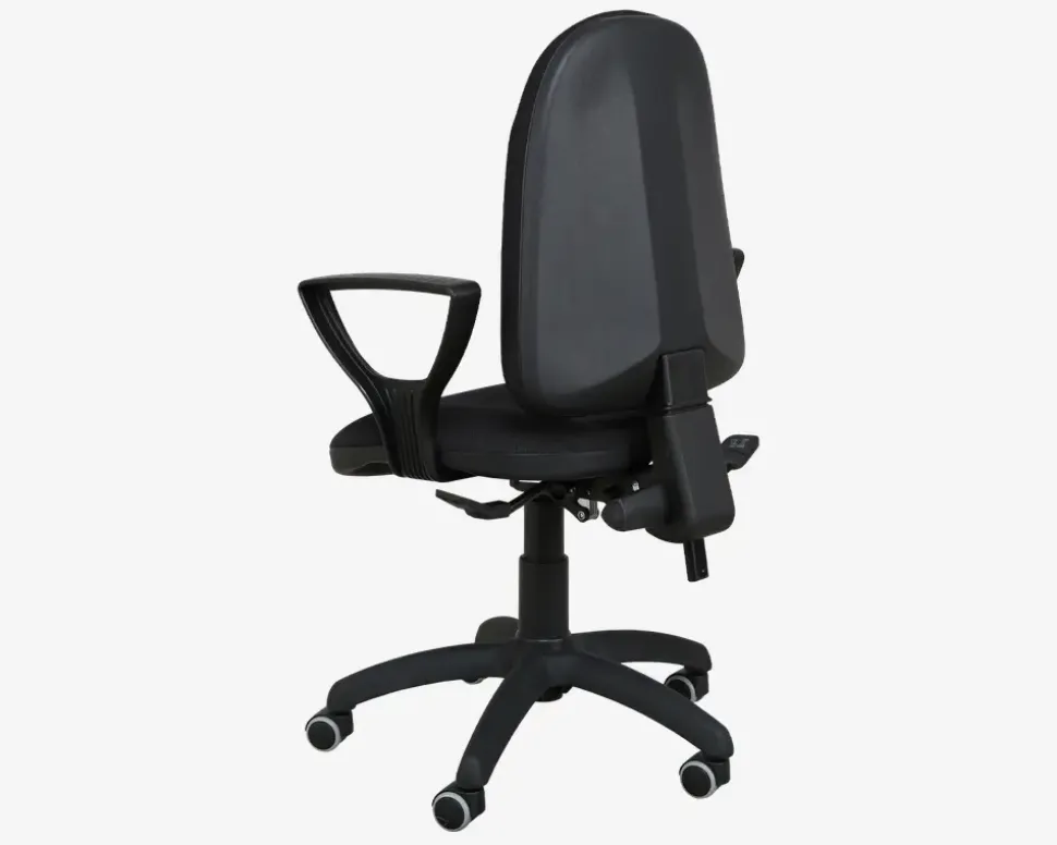 Kontorstol m/Armlæn Sort