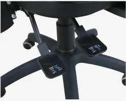 Kontorstol m/Justerbare Armlæn Sort