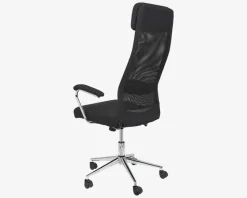 Kontorstol Sort Mesh/Krom Fod