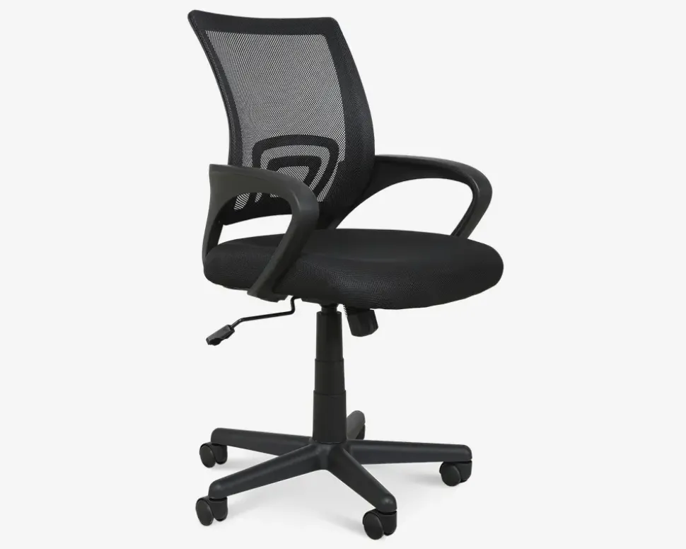 Kontorstol Sort Mesh/Sort Fod
