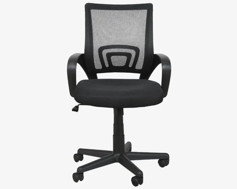 Kontorstol Sort Mesh/Sort Fod