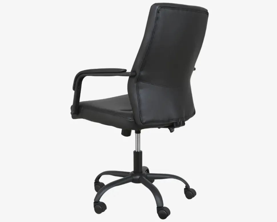 Kontorstol Sort Pu/Sort Fod