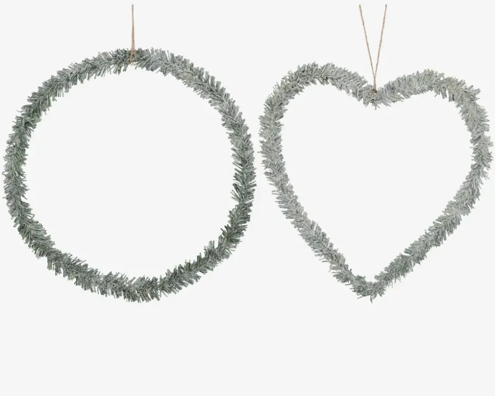 Krans Rund El. Hjerteform Ø.31cm