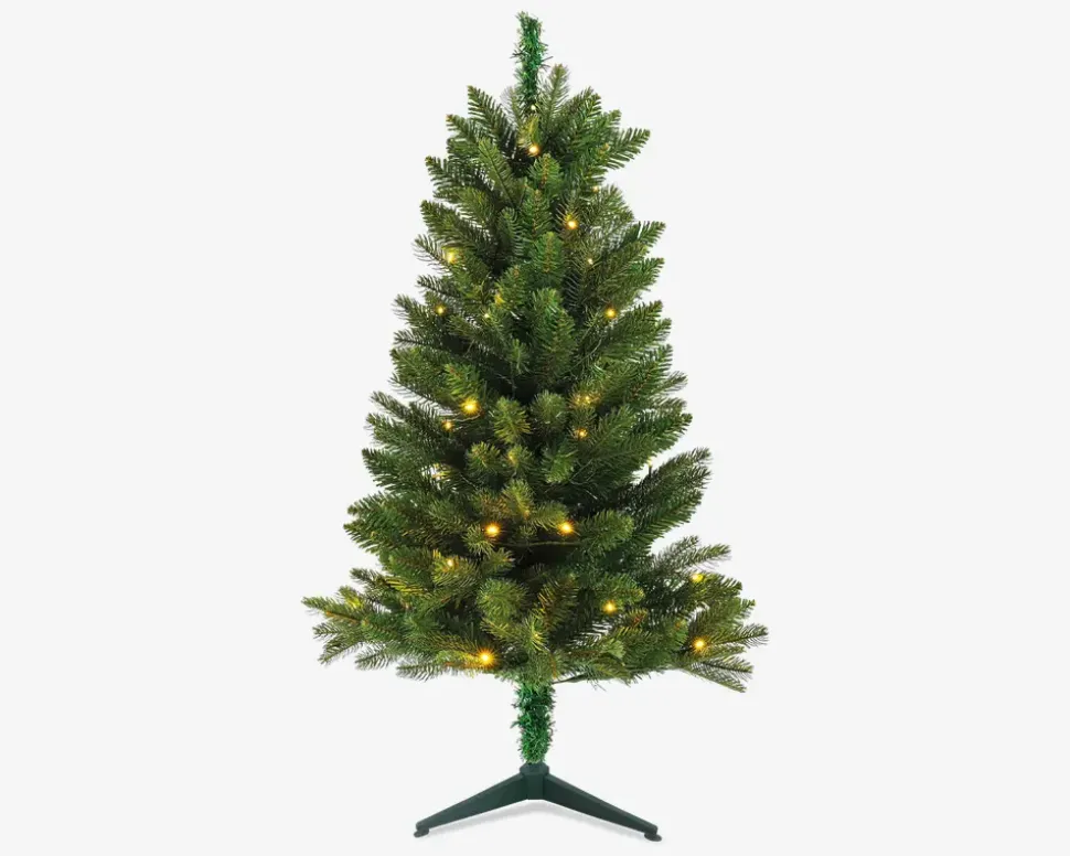 Kunstig juletræ LED H.90 cm