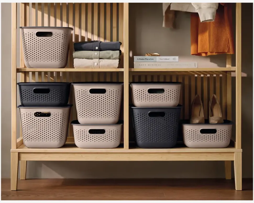 Kurv Basket Taupe 10 L