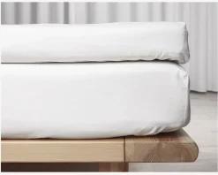 Kuvertlagen Percale Hvid 180x200 cm