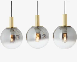 Langbordspendel Gould Guld/Røgfarvet