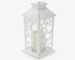 Lanterne LED hvid H.28 cm