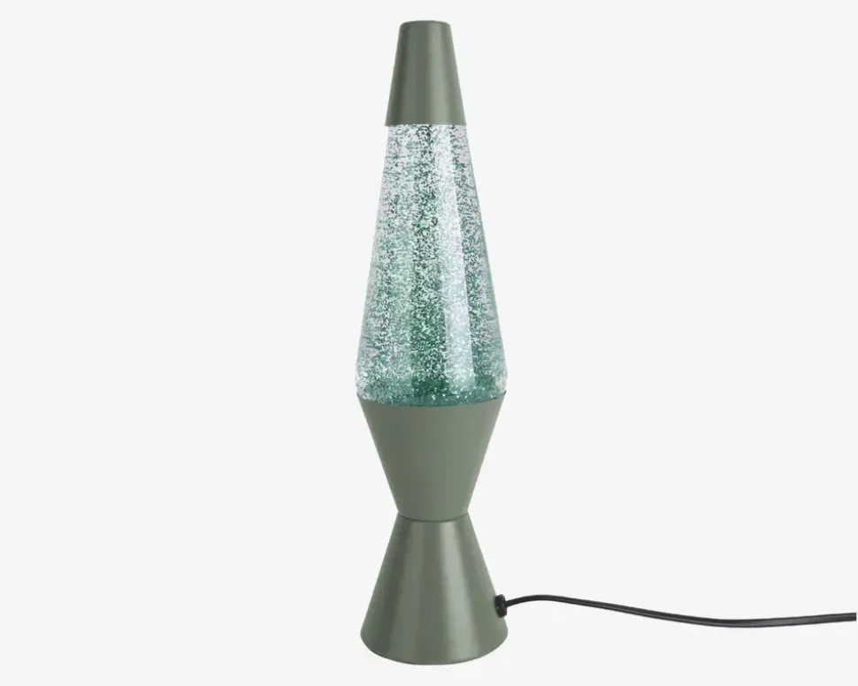 Lavalampe Grøn H.37 cm