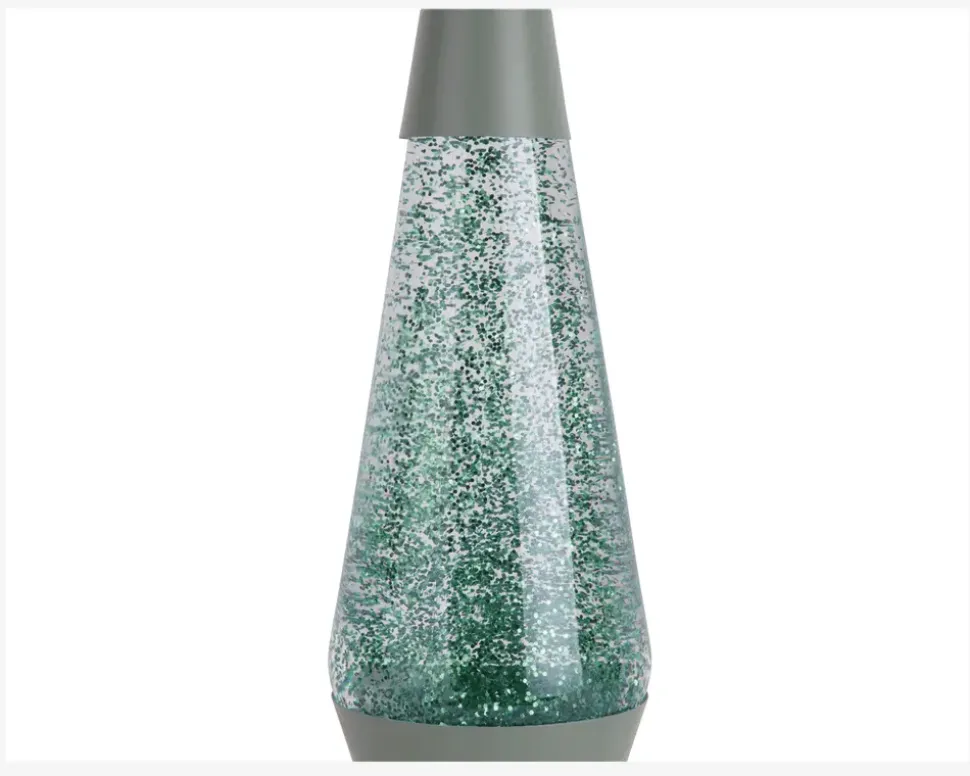 Lavalampe Grøn H.37 cm