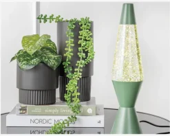 Lavalampe Grøn H.37 cm