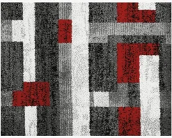 Løber Luna Red 80x150 cm