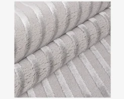 Løber Sahara sølvfarvet 80 x 150 cm