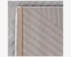 Løber Sahara sølvfarvet 80 x 150 cm