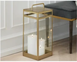 LED Bloklys Hvid H.15xØ.10cm