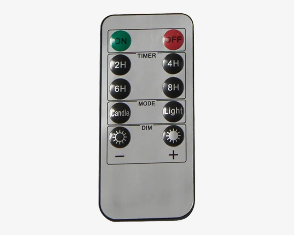 LED Bloklys Sæt 3Stk Hvid Ø.5cm