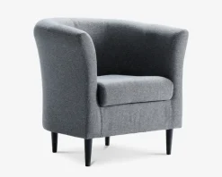 Lænestol Flash Grå Solid