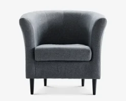 Lænestol Flash Grå Solid