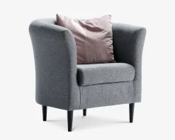 Lænestol Flash Grå Solid